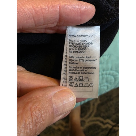 Tommy Hilfiger Men's Size XL Navy Blue 1/4 Zip Pullover Sweater/Shirt Preppy - Picture 7 of 10